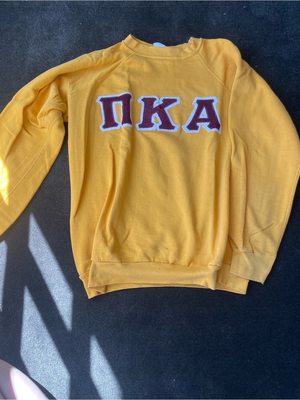 Pi Kappa Alpha Golden Yellow Crewneck Sweatshirt